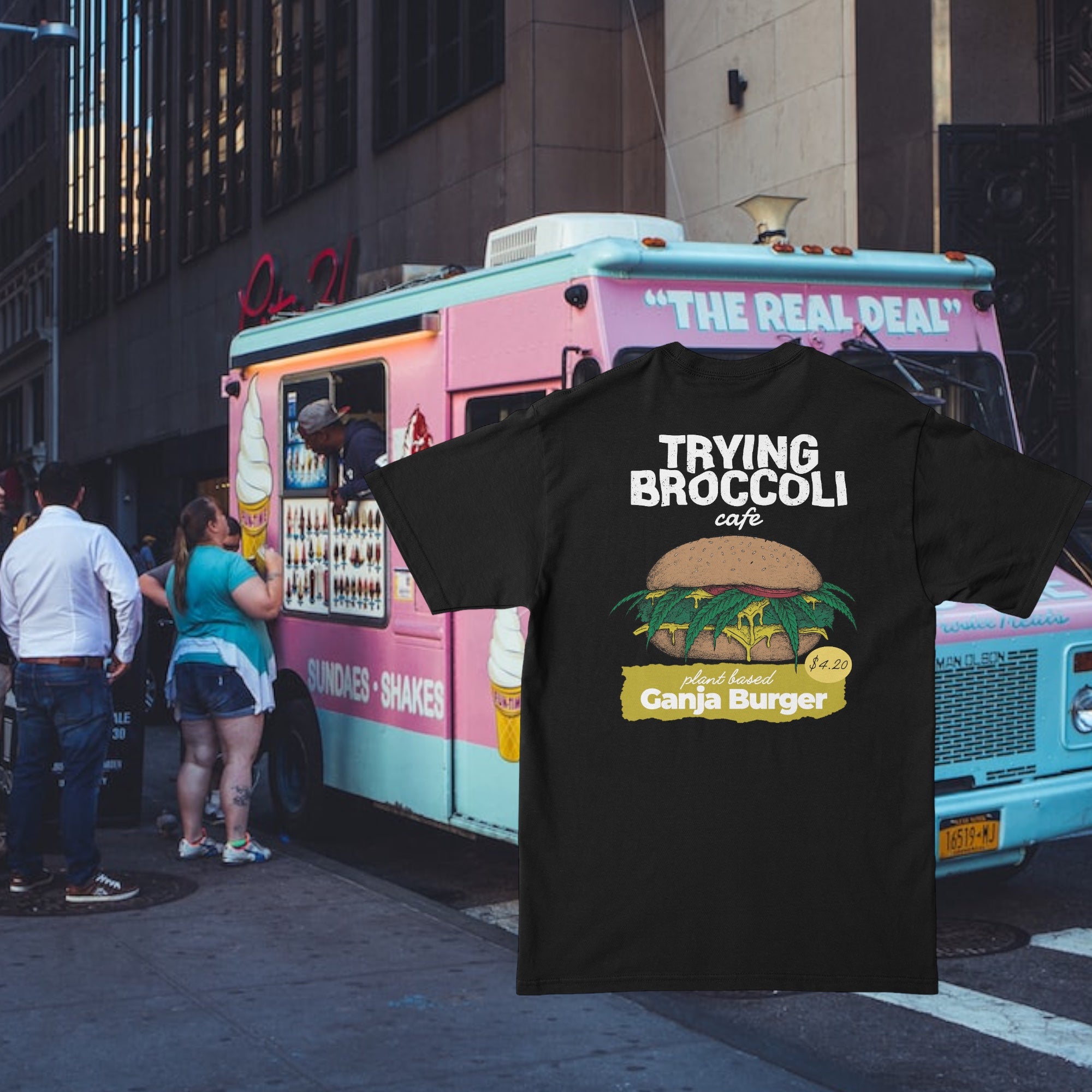 TB Cafe Ganja Burger Tee