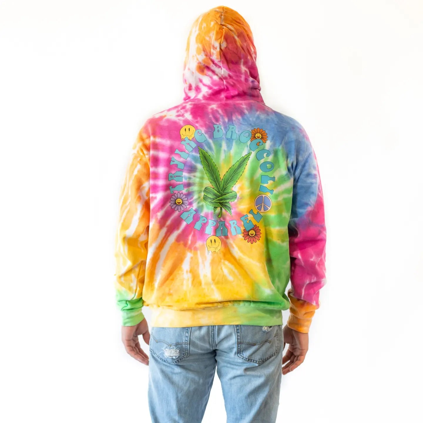 PEACE Tie-Dye Hoodie