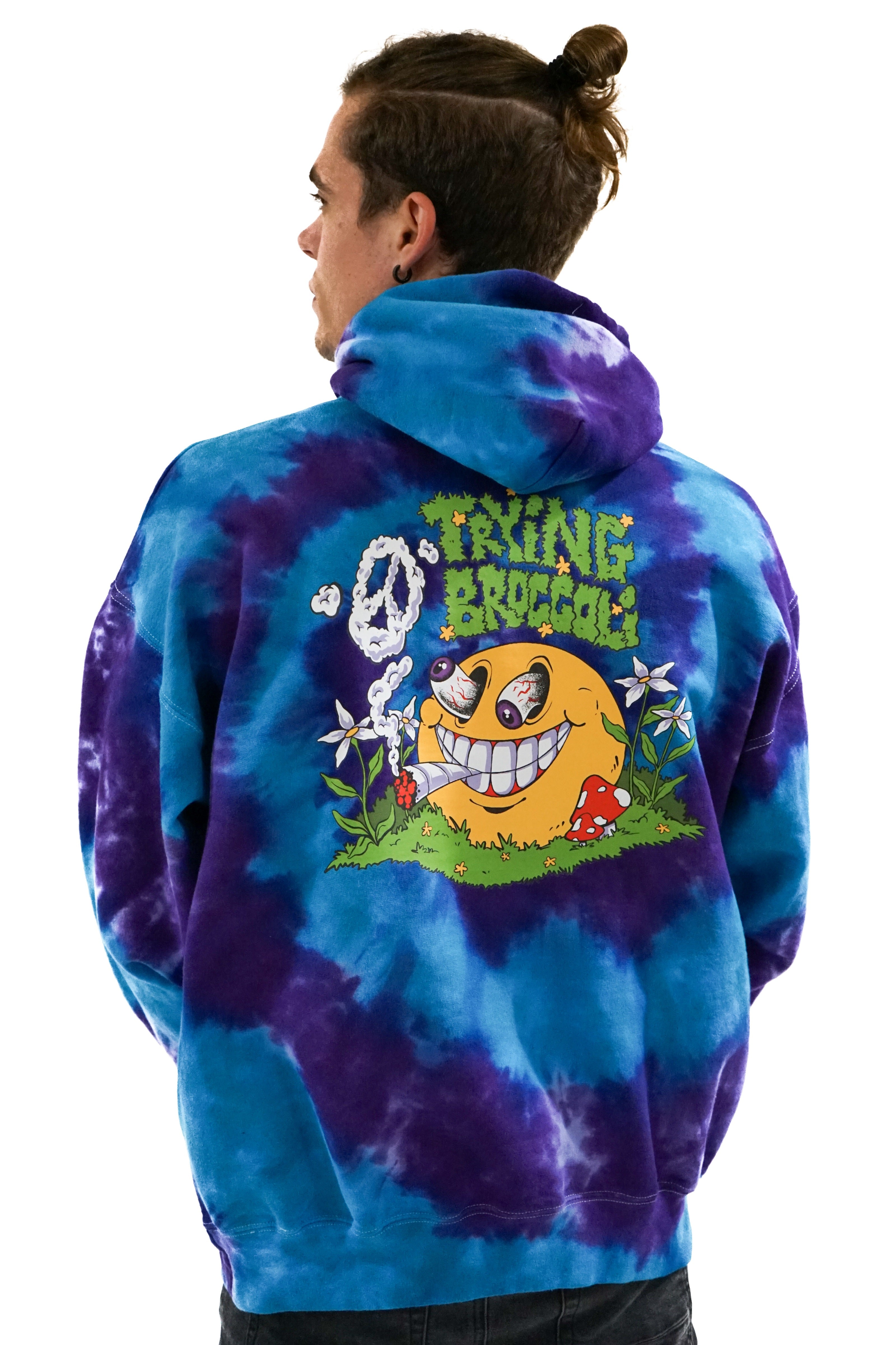 Smokin Peace Tie Dye Hoodie