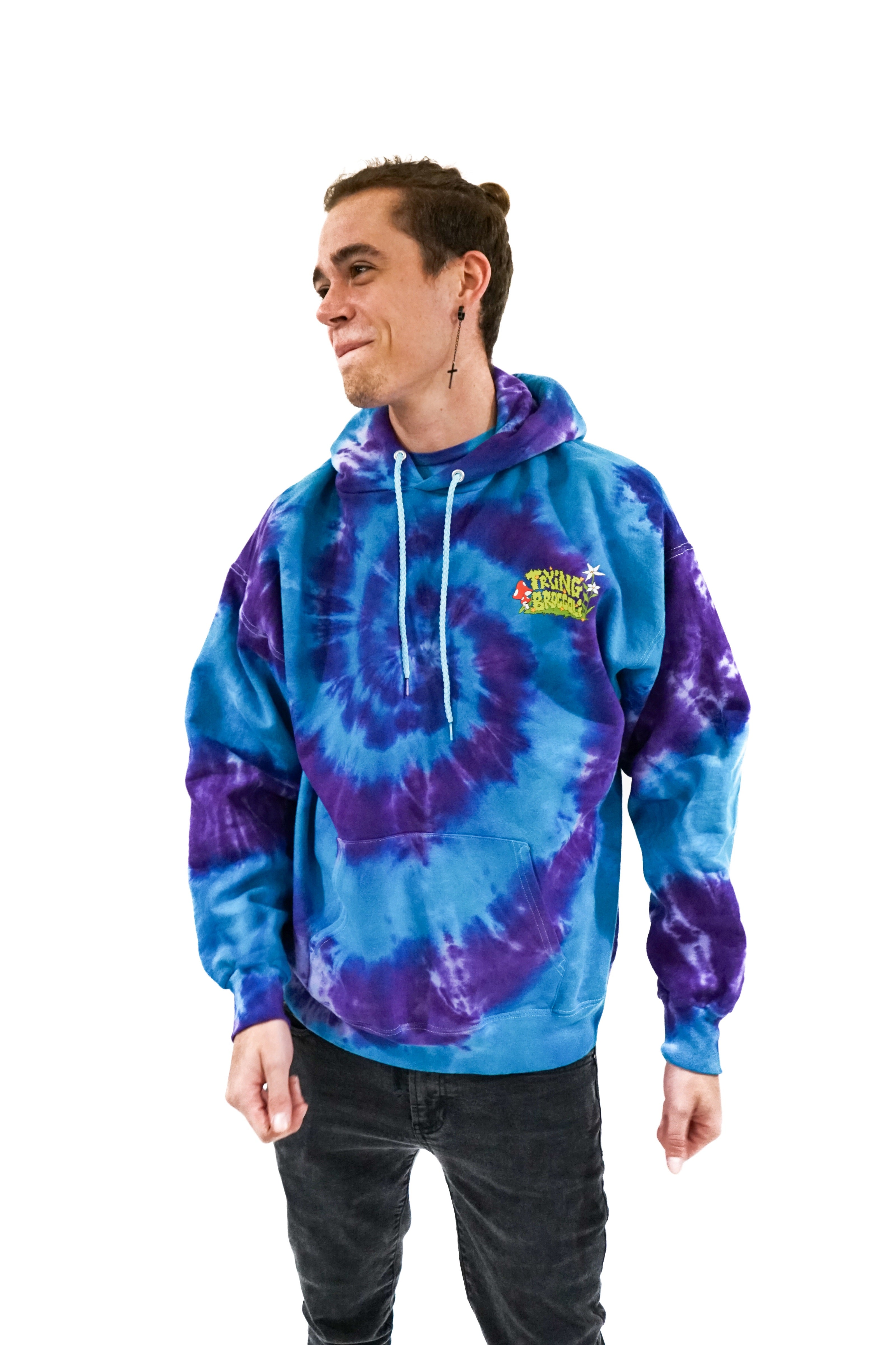 Spittin chiclets outlet tie dye hoodie