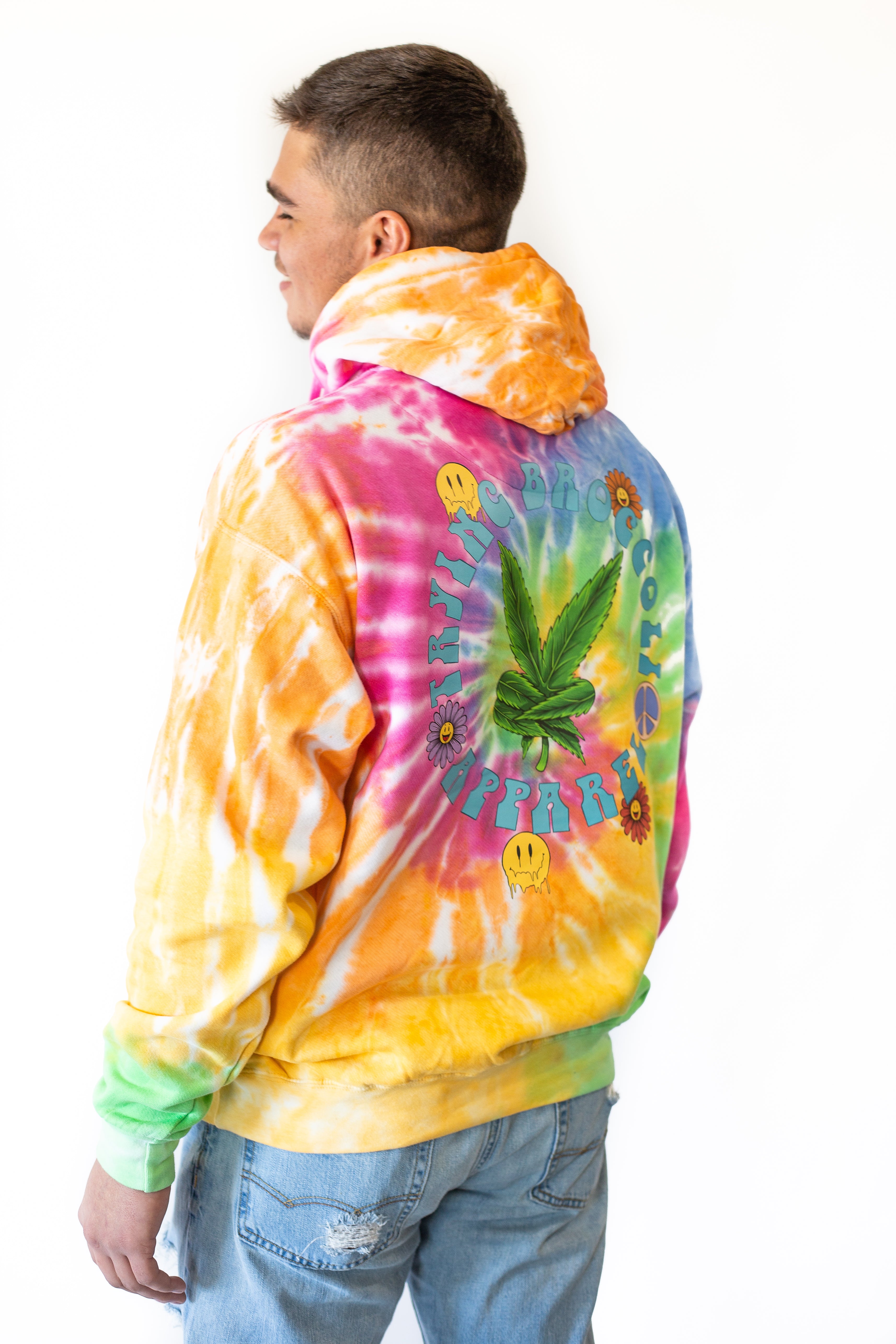 PEACE Tie-Dye Hoodie